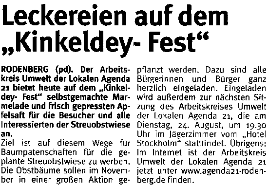 Schaumburger Wochenblatt vom 21.08.2004 Seite 25
