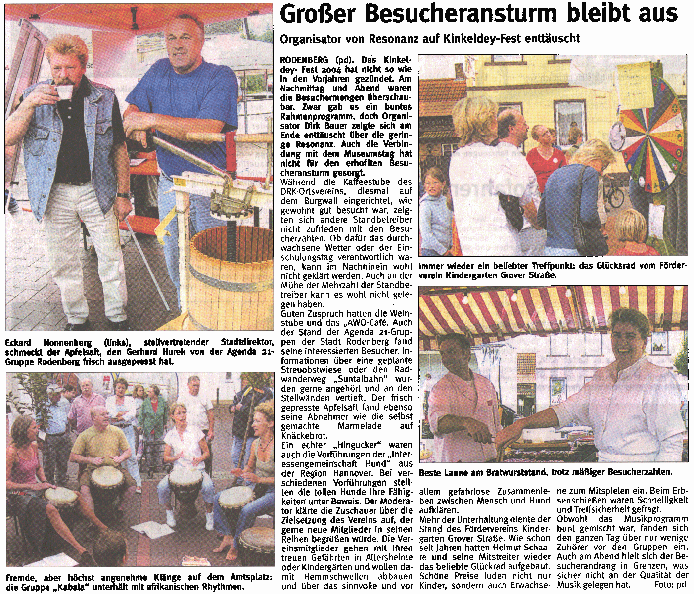 Schaumburger Wochenblatt vom 25.08.2004 Seite 22