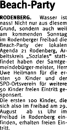 Schaumburger Wochenblatt vom 28.08.2004 Seite 22