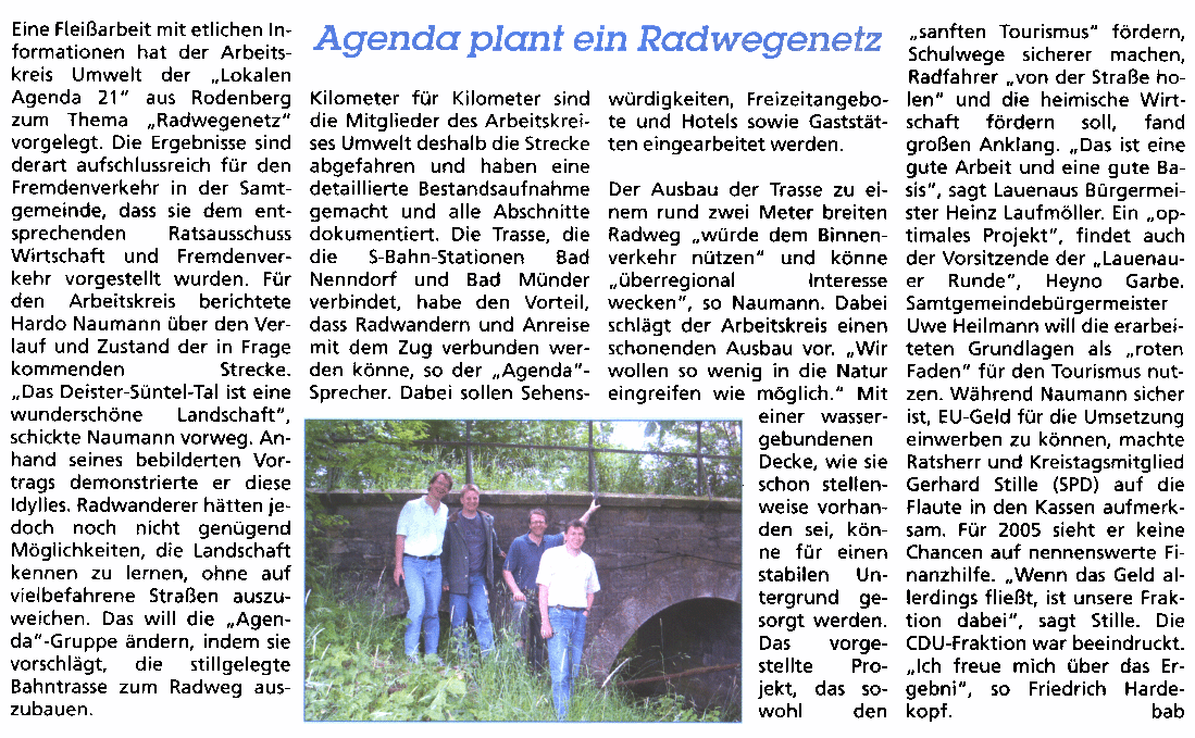 nanu - Stadtmagazin für Bad Nenndorf und Umgebung November 2004, Seite 20