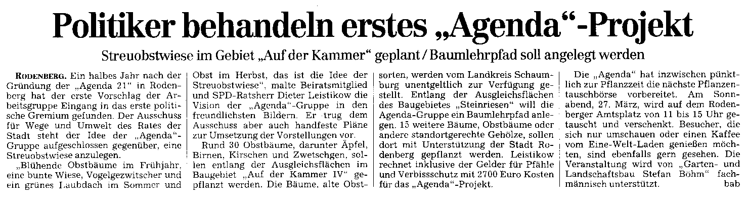 Schaumburger Nachrichten vom 22.03.2004 Seite 11