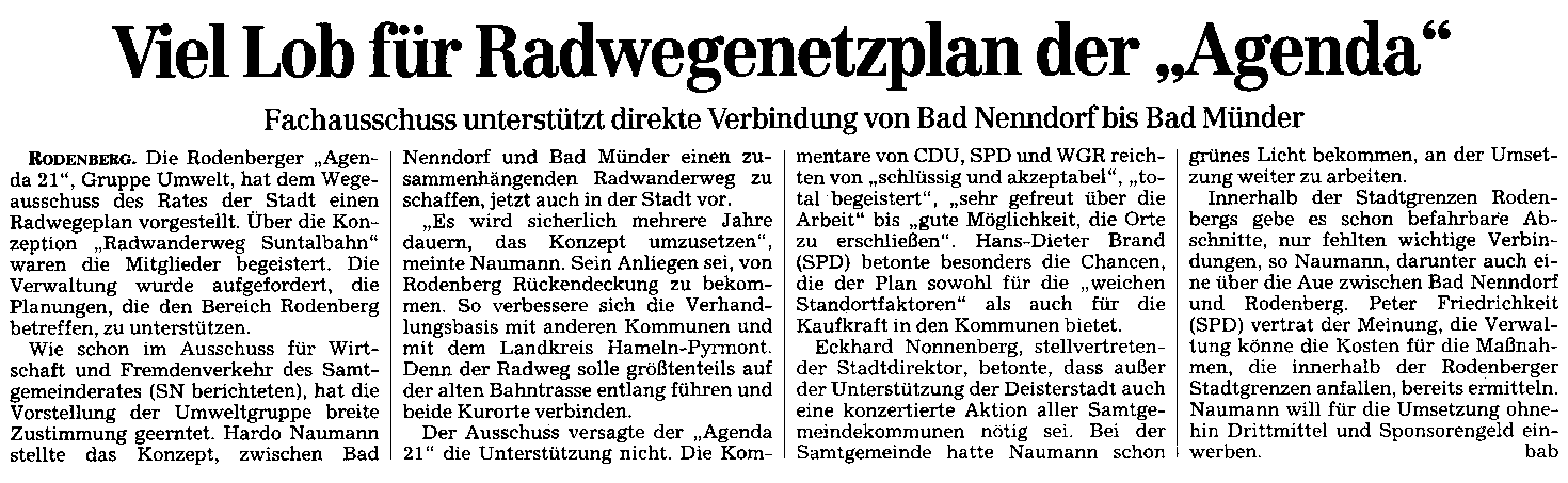 Schaumburger Nachrichten vom 26.11.2004 Seite 10