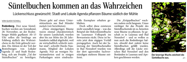 Schaumburger Nachrichten vom 23. November 2015