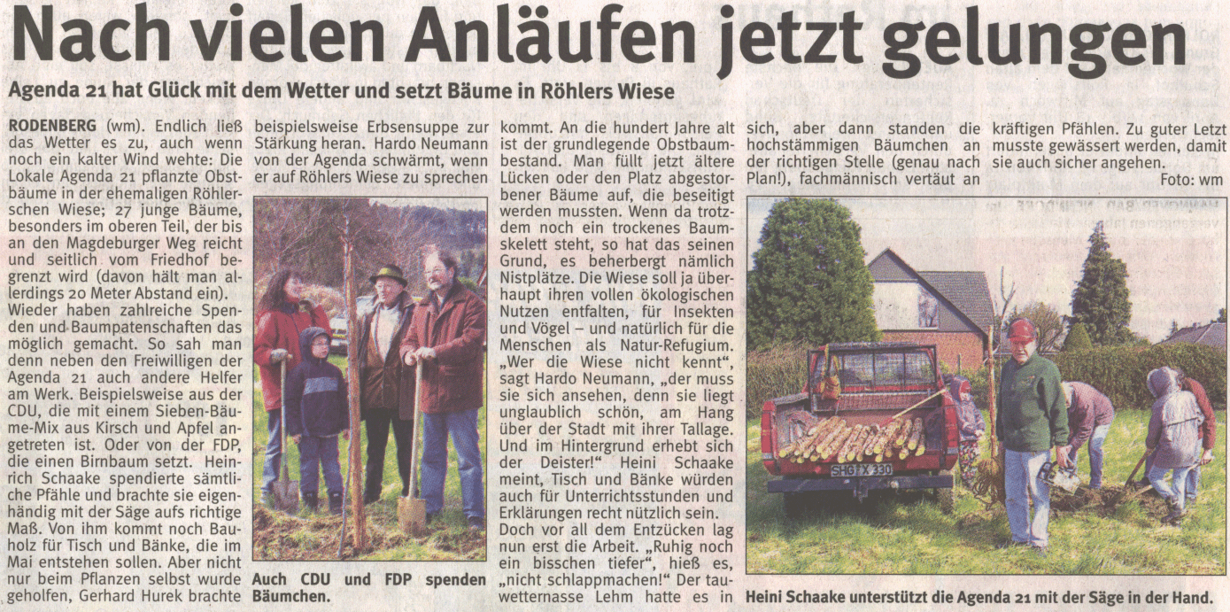 Schaumburger Wochenblatt vom 12. April 2006, Seite 24